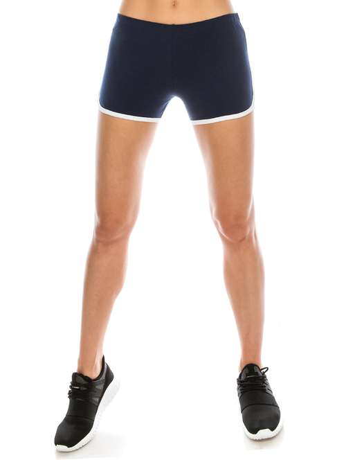 blue solid sports shorts - 19852784 -  Standard Image - 0
