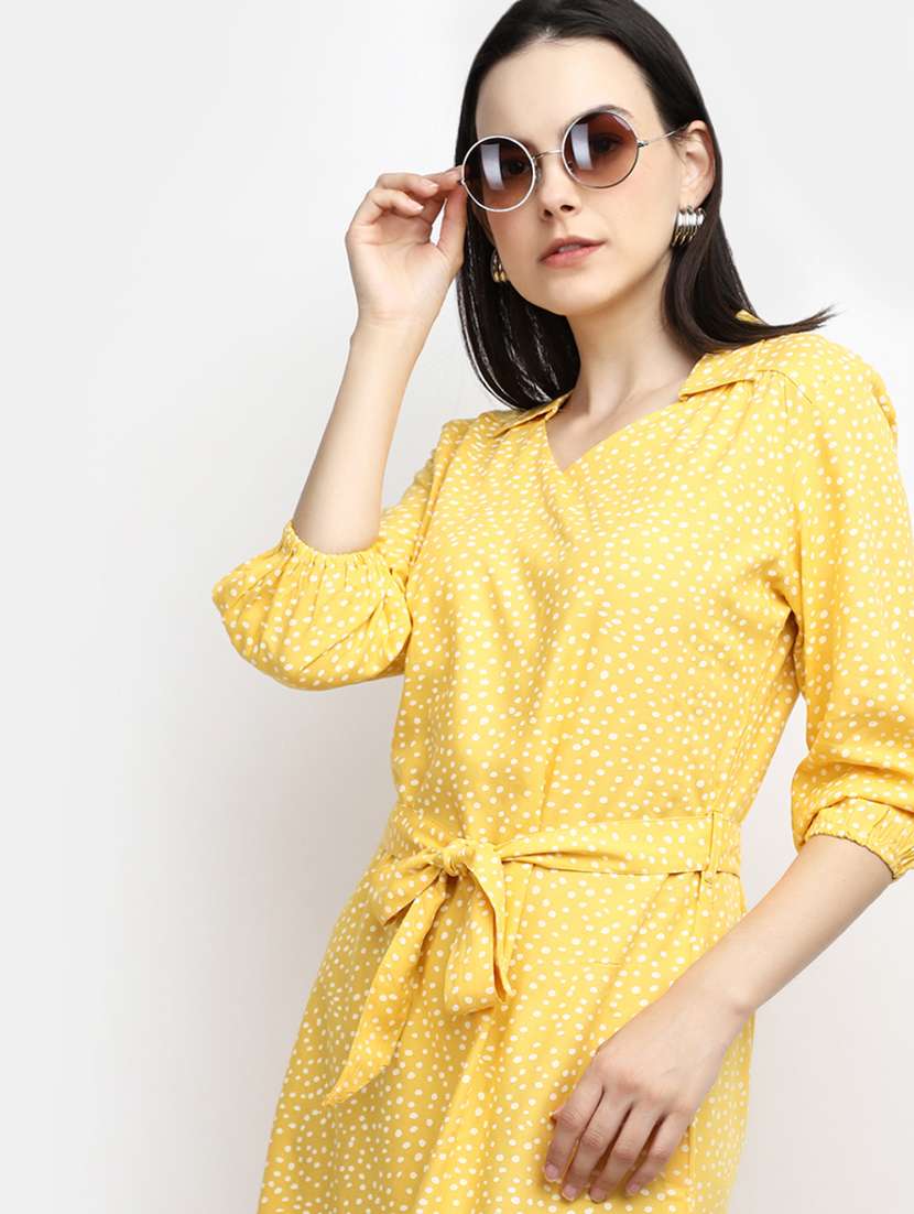 women's  micro print dress - 19853015 -  Standard Image - 3