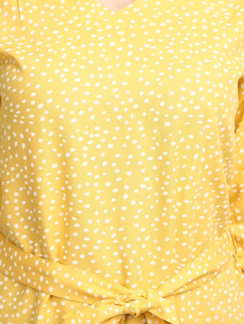 women's  micro print dress - 19853015 -  Standard Image - 5