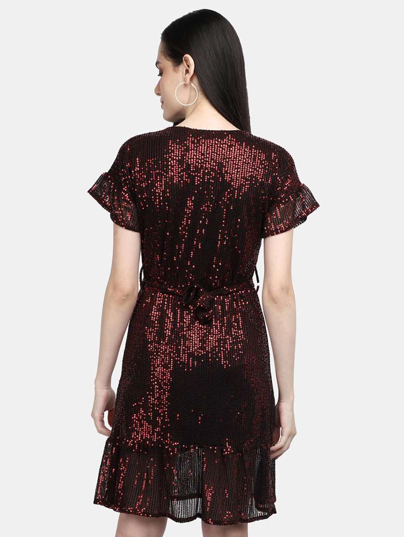 women's tiered sequined dress - 19853016 -  Standard Image - 3