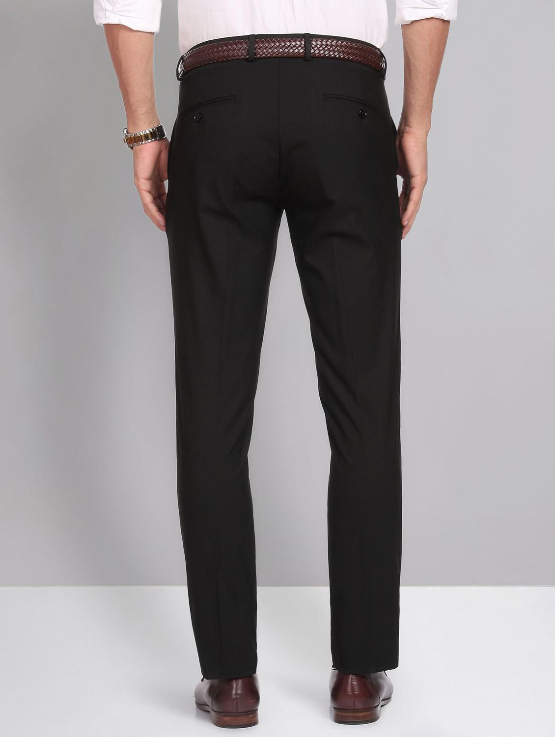 mid rise solid formal trouser - 19853769 - Standard Image - 3