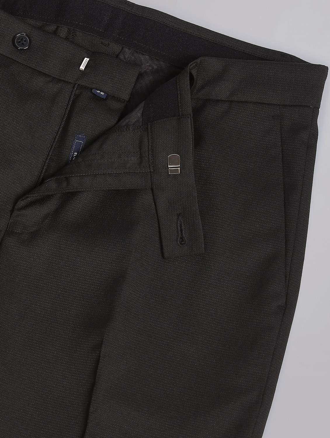 mid rise solid formal trouser - 19853771 - Standard Image - 5