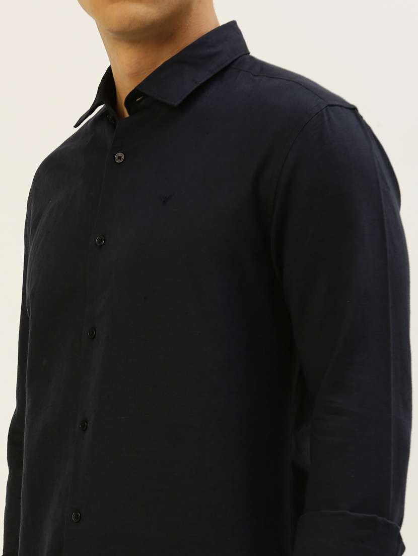 mens solid casual shirt - 19855958 - Standard Image - 5