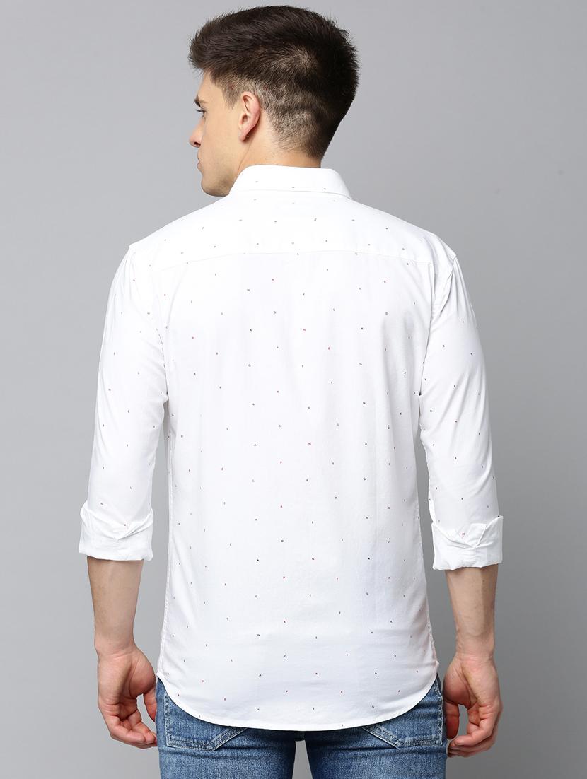 white cotton casual shirt - 19855998 - Standard Image - 3
