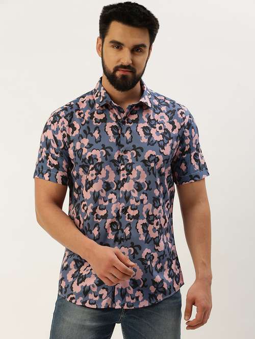 mens florals casual shirt - 19856018 -  Standard Image - 0