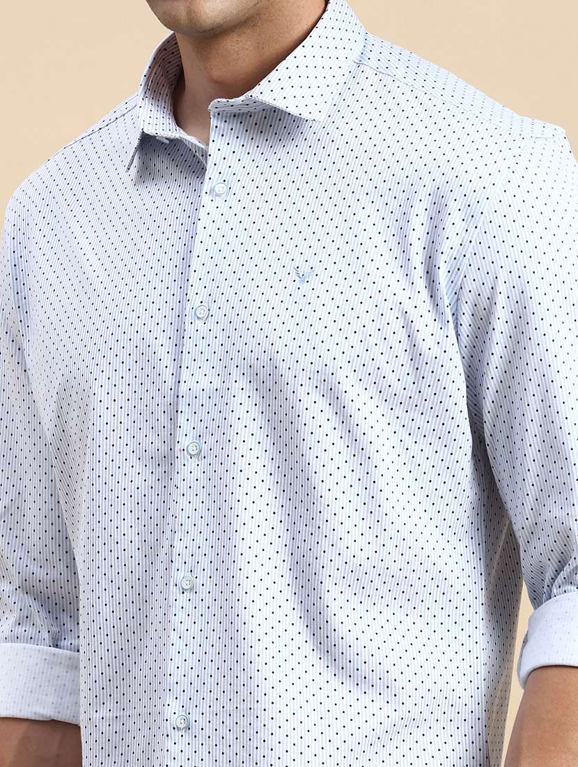mens polka dots casual shirt - 19856029 - Standard Image - 5