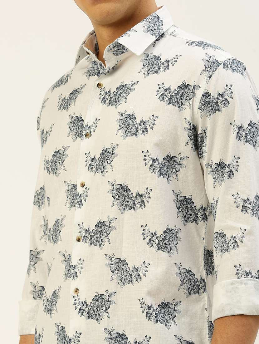 mens florals casual shirt - 19856042 - Standard Image - 5