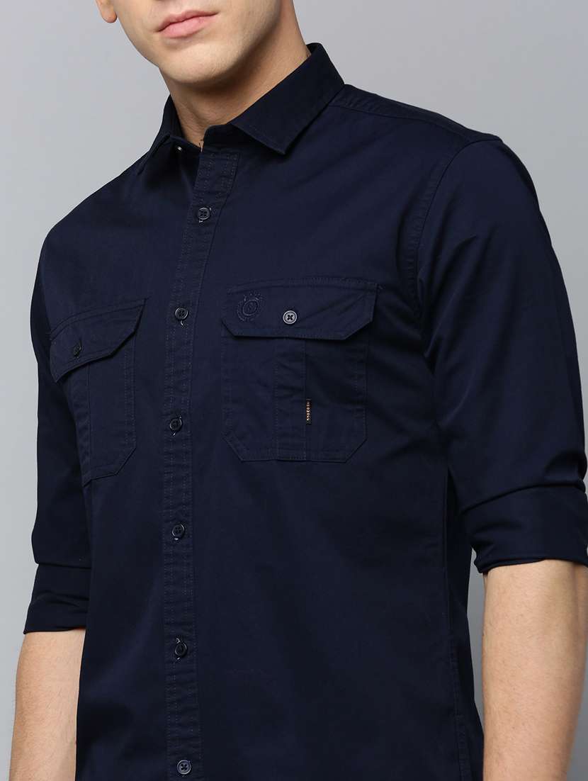 mens solid casual shirt - 19856066 -  Standard Image - 5