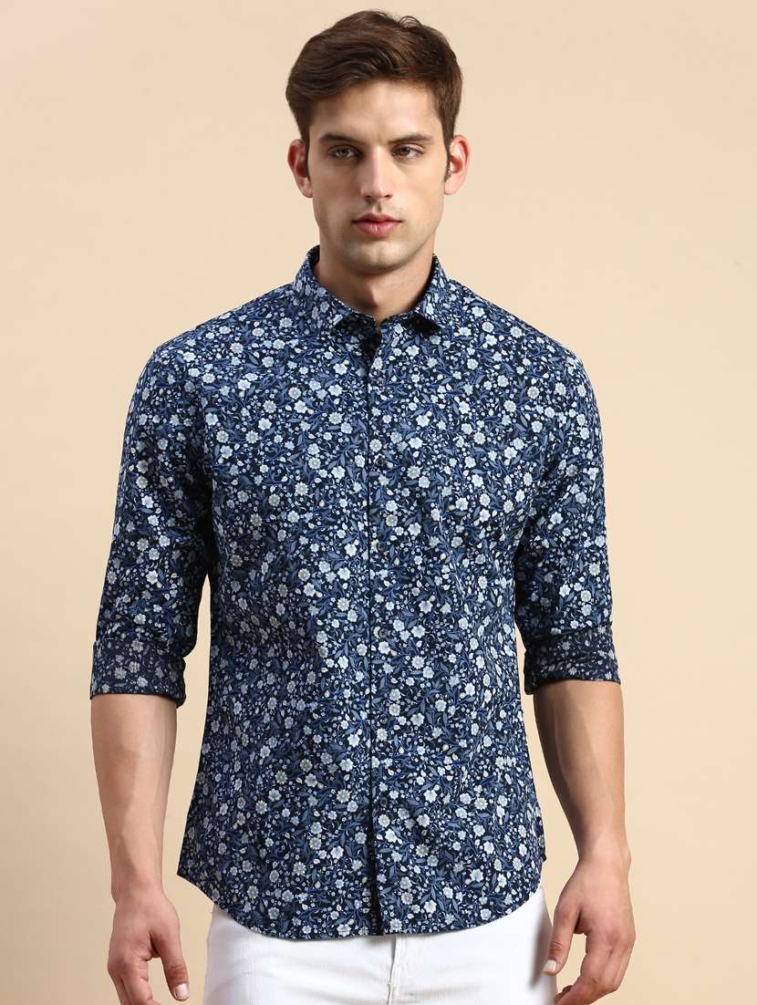 mens florals casual shirt - 19856085 -  Zoom Image - 0