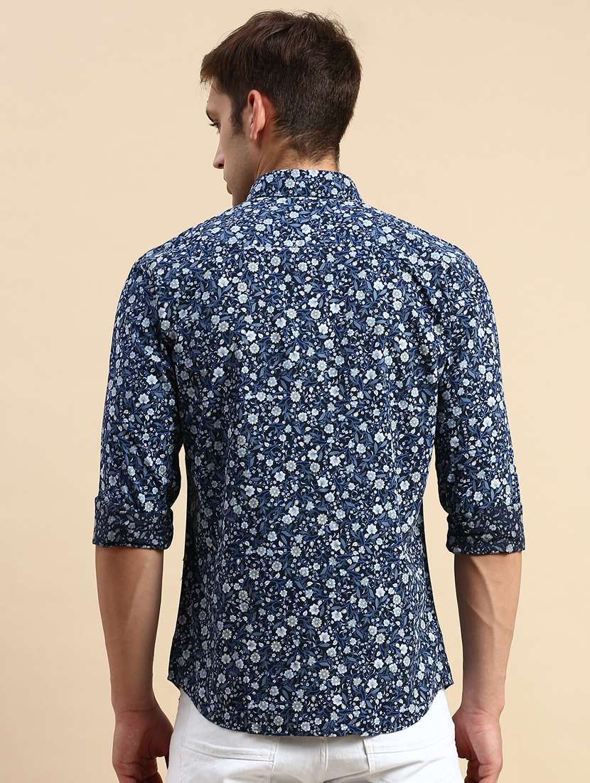 mens florals casual shirt - 19856085 -  Standard Image - 3