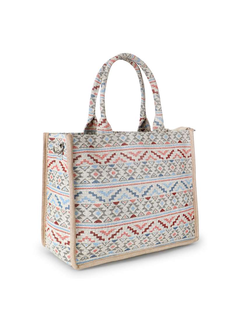 women solid tote handbag - 19856175 -  Standard Image - 5