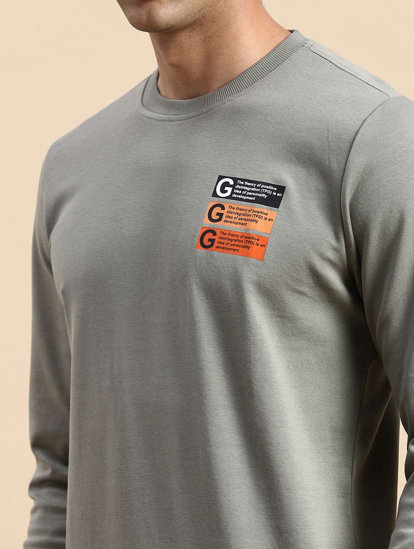 men long sleeves front & back print sweatshirt - 19856205 -  Standard Image - 5