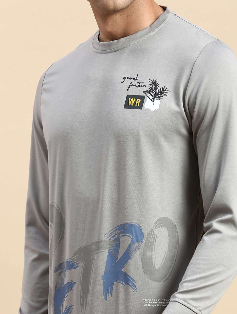 mens front print sweatshirt - 19856207 -  Standard Image - 5