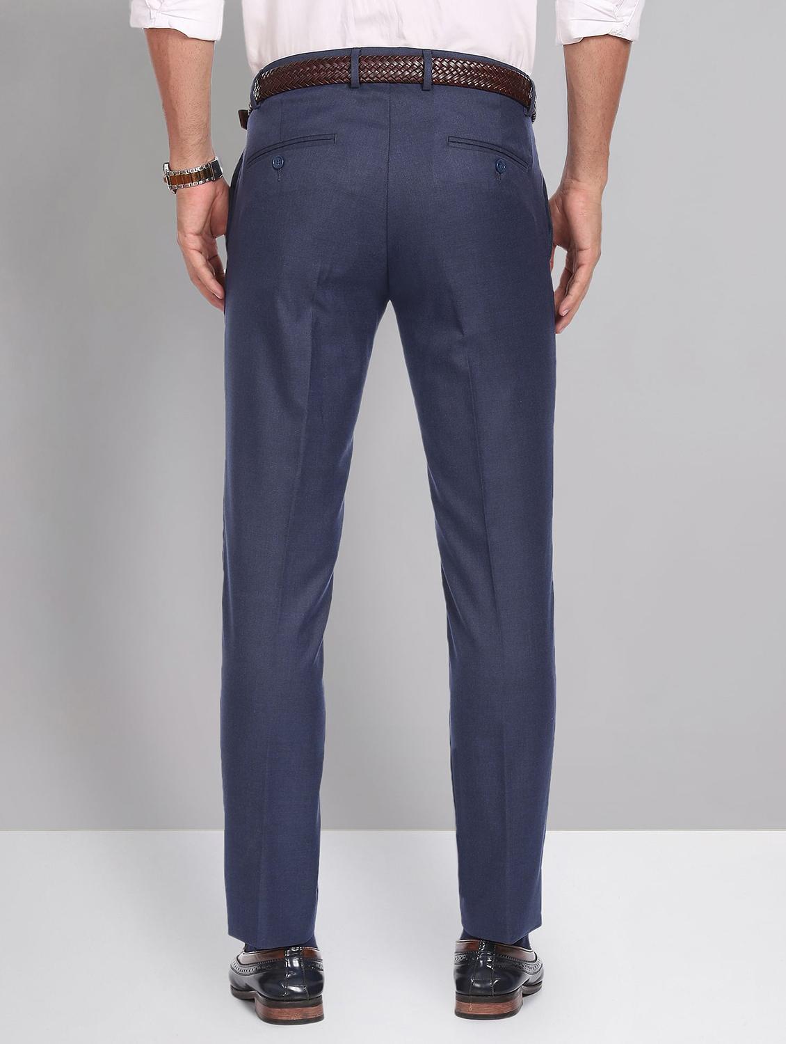 mid rise solid formal trouser - 19856234 - Standard Image - 3