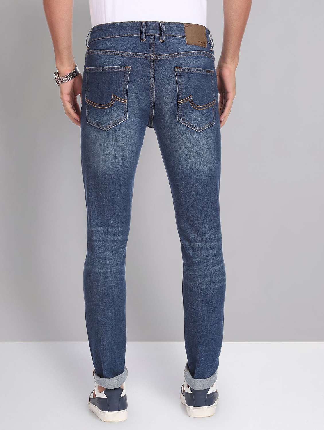 mens slim fit plain jeans - 19856243 -  Standard Image - 3