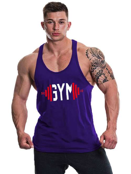 purple cotton blend vest - 19858928 - Standard Image - 0