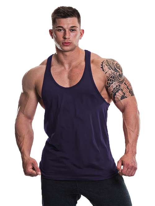 men scoop neck solid vest - 19858957 -  Standard Image - 0