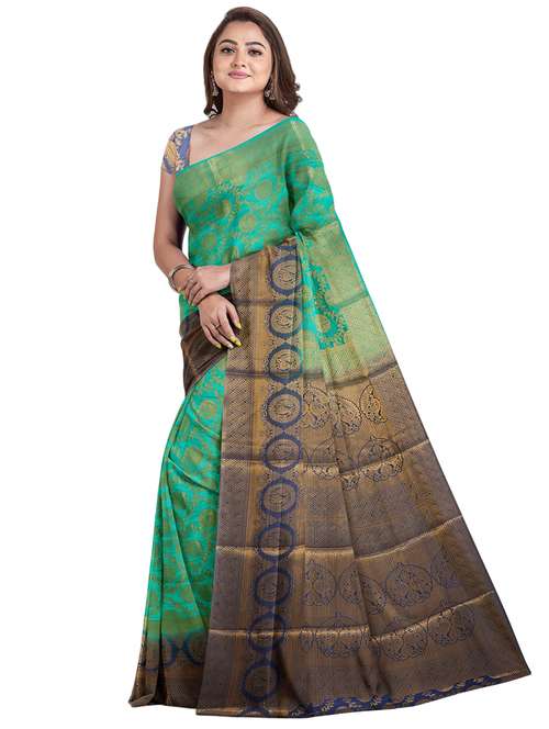women's banarasi saree with blouse - 19861854 -  Standard Image - 0