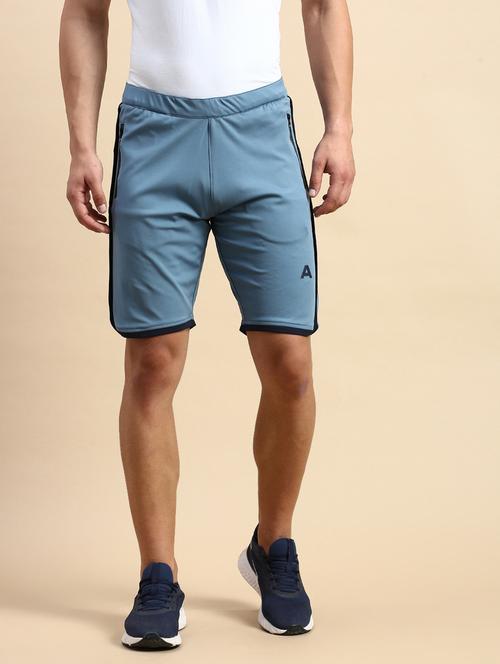 men's solid polyester shorts - 19864090 - Standard Image - 0