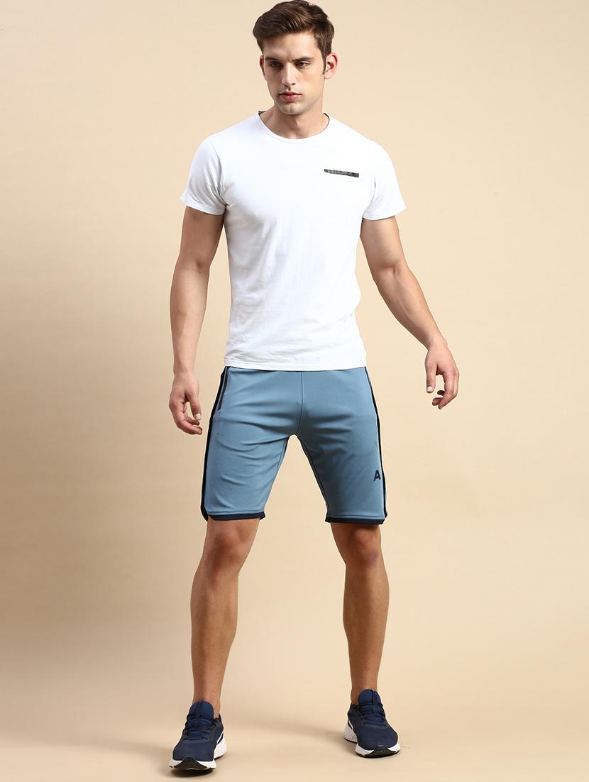 men's solid polyester shorts - 19864090 - Standard Image - 3