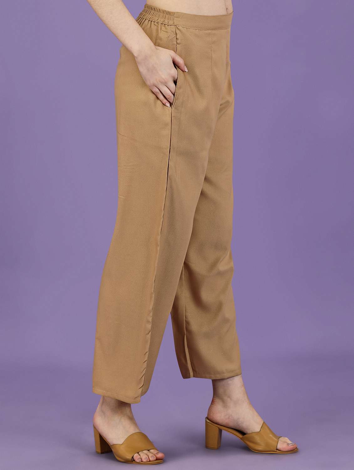 printed kurta palazzo set - 19864111 -  Standard Image - 3