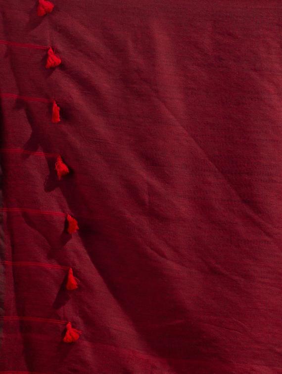 self design woven saree with blouse - 19866370 - Standard Image - 3