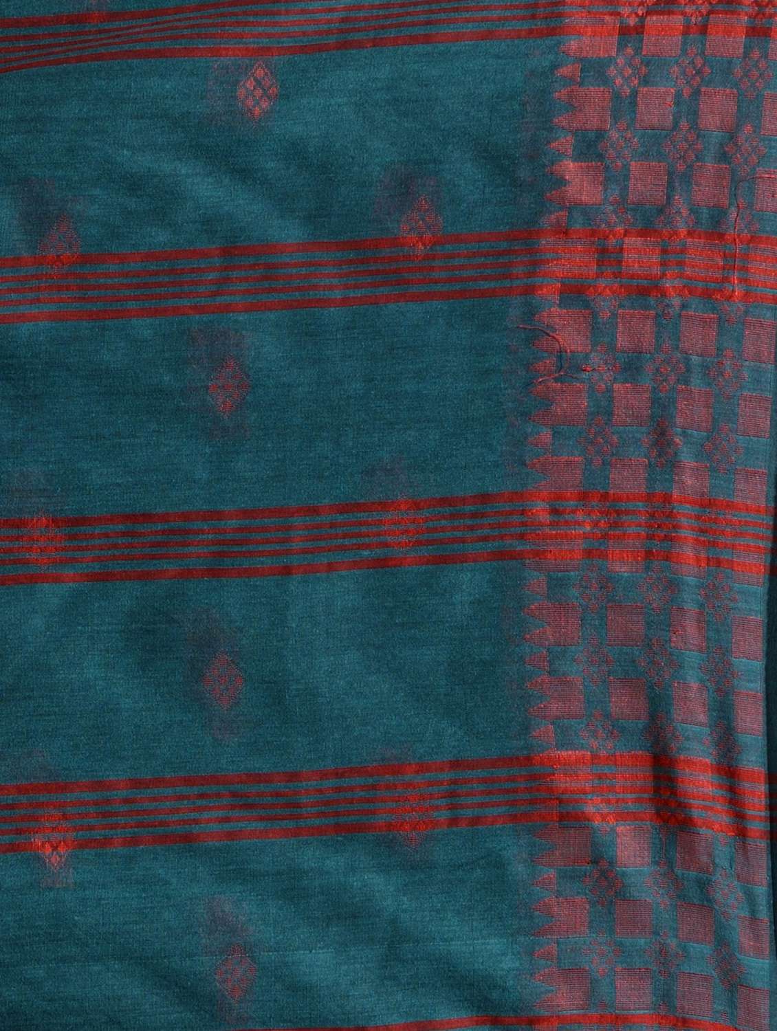 women's self design blue colored saree with blouse - 19866628 - Standard Image - 3