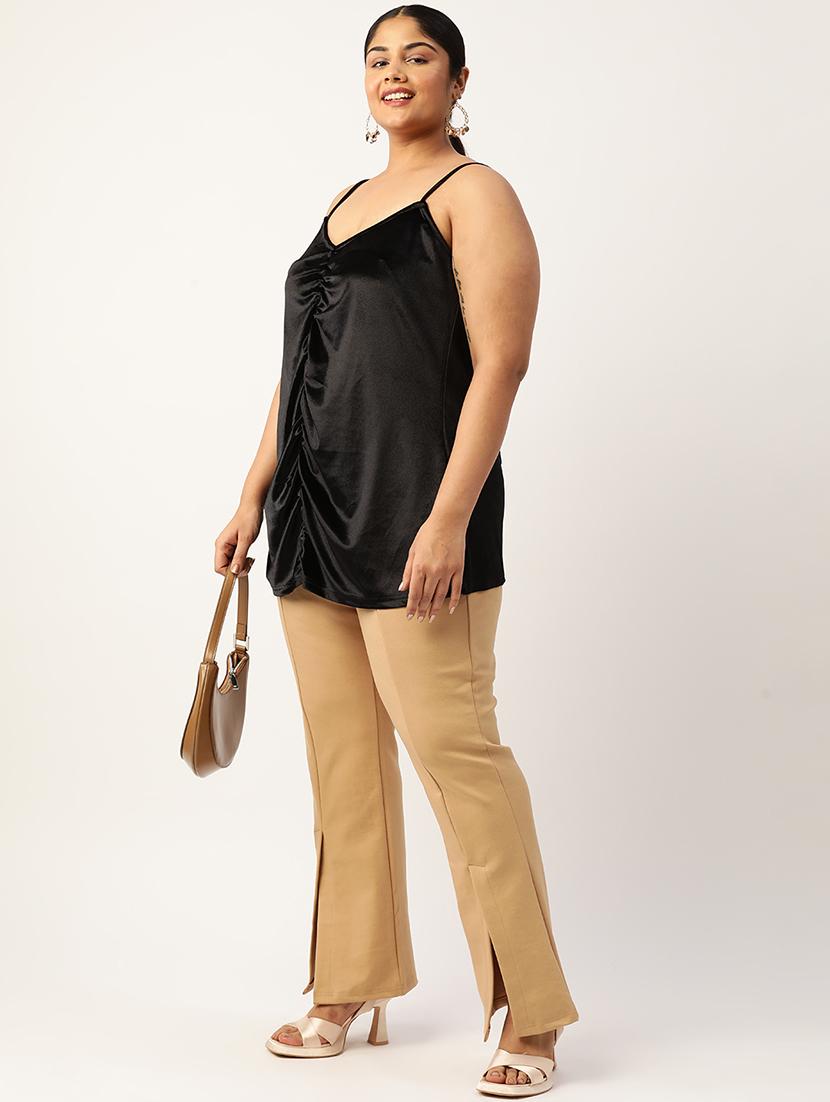 women's straight sweetheart neck top - 19866737 - Standard Image - 3