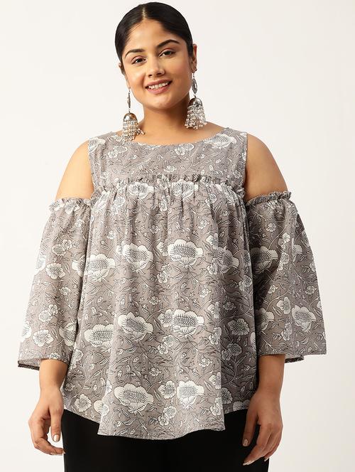 women's straight round neck top - 19866823 -  Standard Image - 0