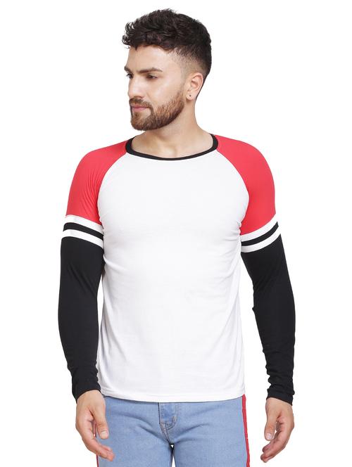 color block raglan t-shirt - 19868807 -  Standard Image - 0