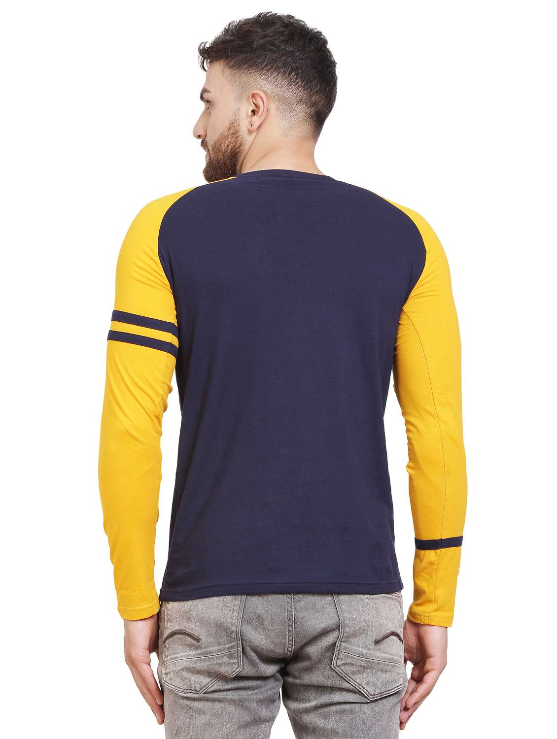 color blocked raglan t-shirt - 19868808 -  Standard Image - 3