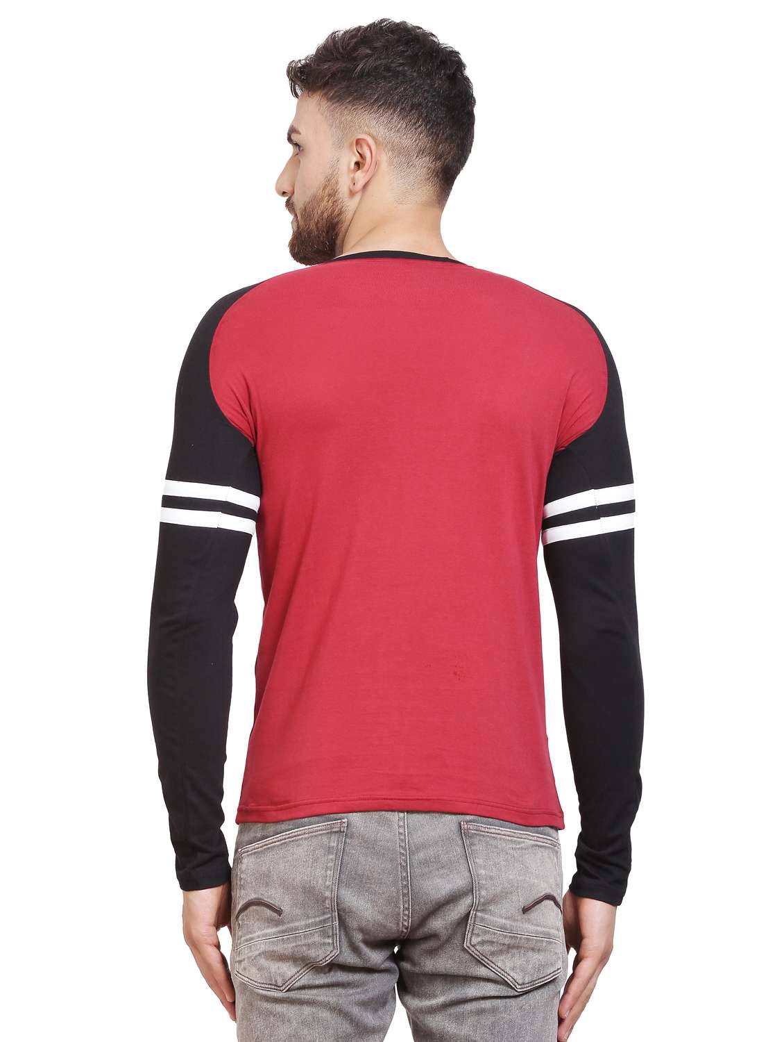 color blocked raglan t-shirt - 19868810 -  Standard Image - 3