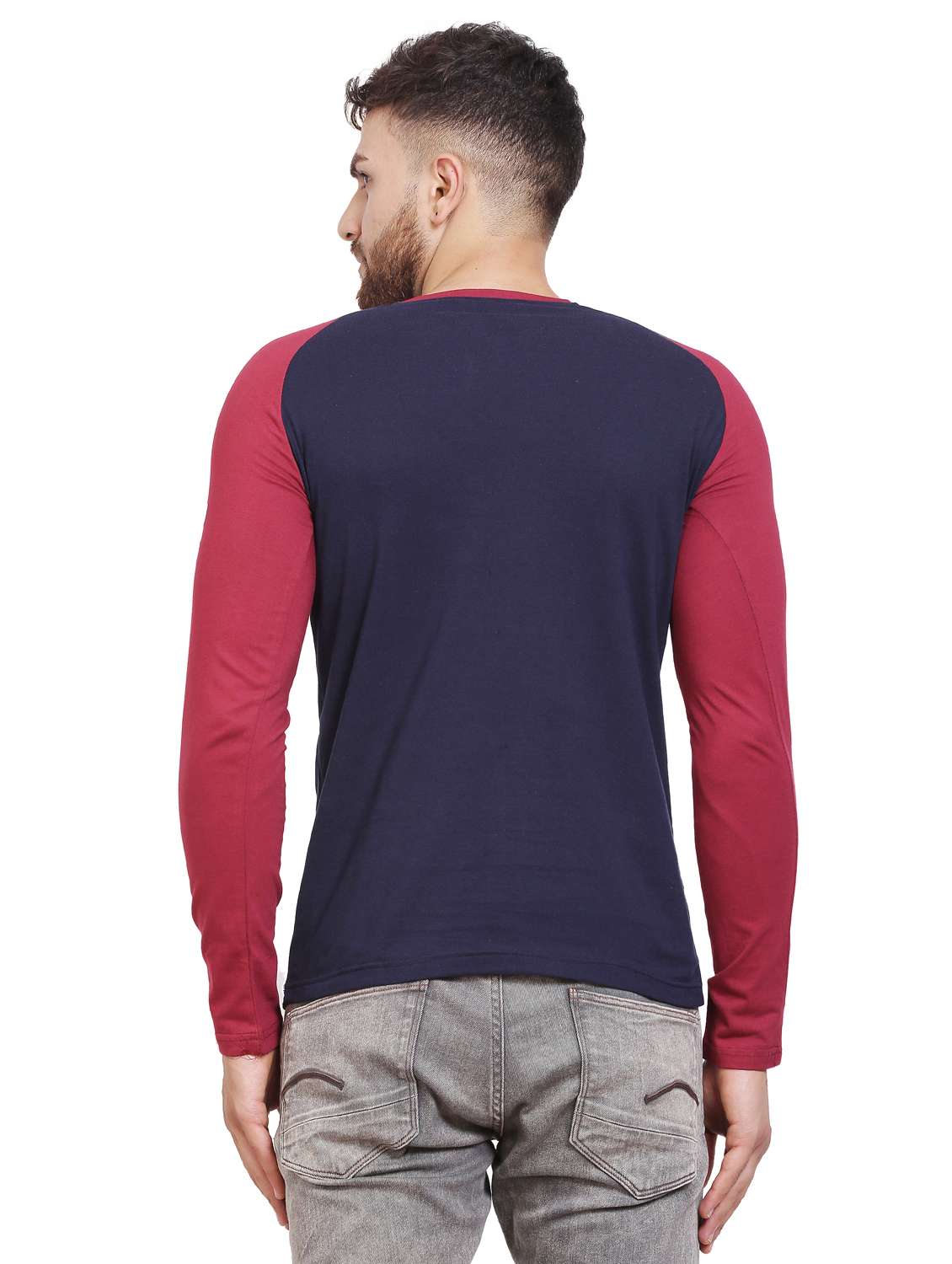 color blocked raglan t-shirt - 19868813 -  Standard Image - 3