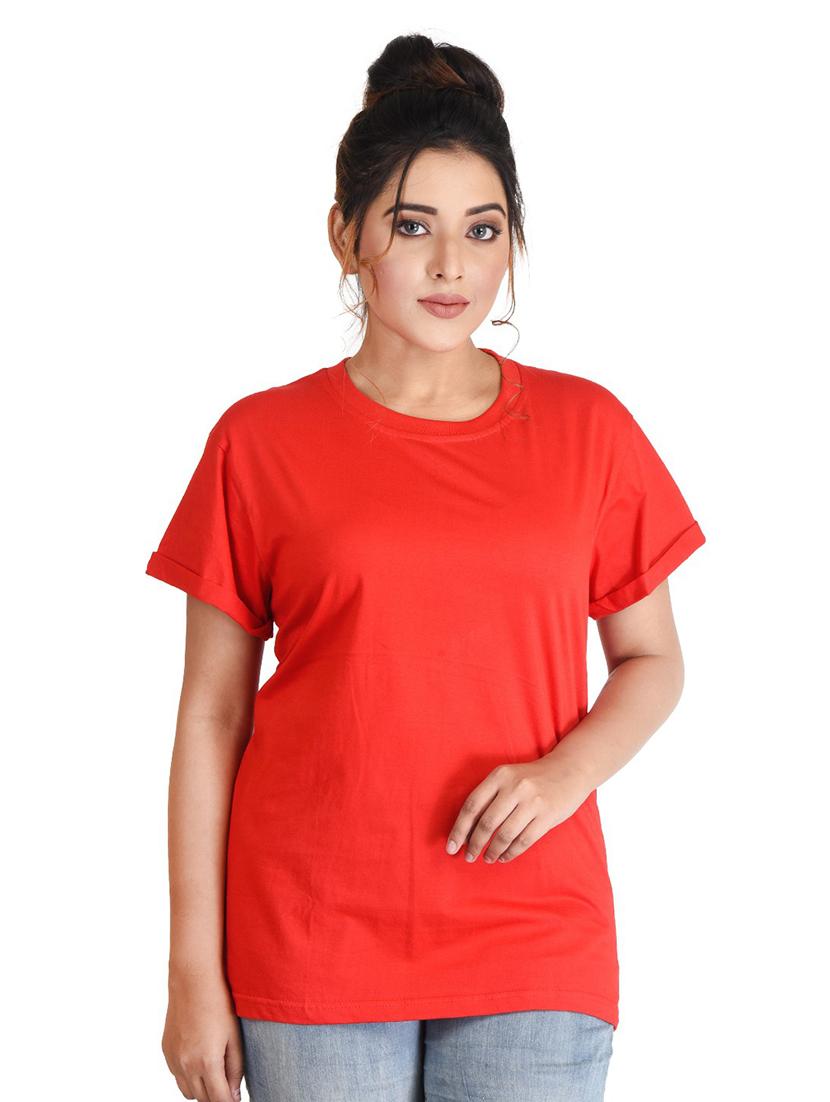 round neck solid regular tee - 19869086 - Zoom Image - 0