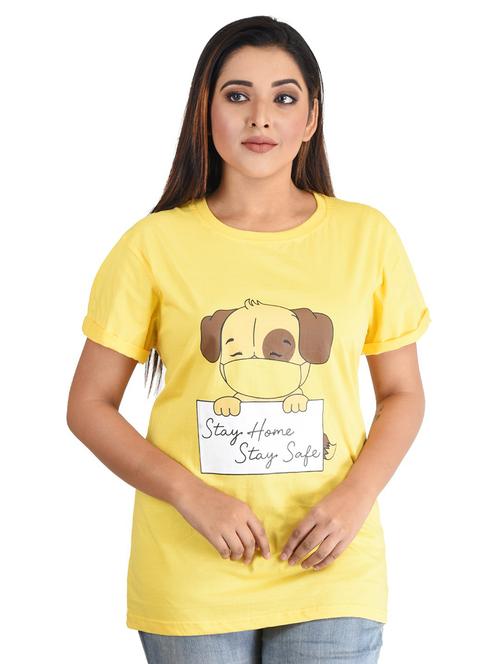 round neck printed regular tee - 19869087 - Standard Image - 0