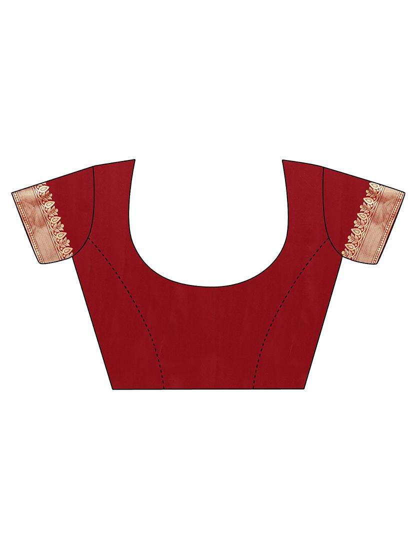 women's banarasi saree with blouse - 19870426 -  Standard Image - 3