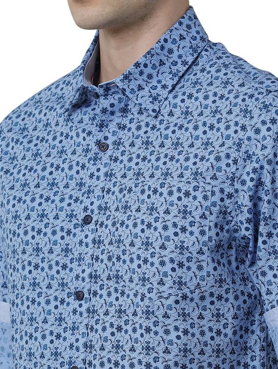mens printed casual shirt - 19871202 - Standard Image - 5