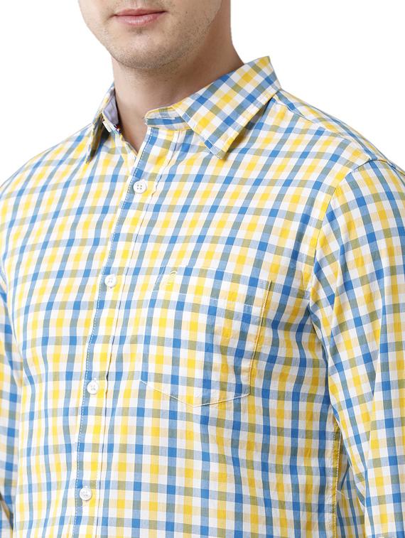 men checkered cotton casual shirt - 19871241 - Standard Image - 3