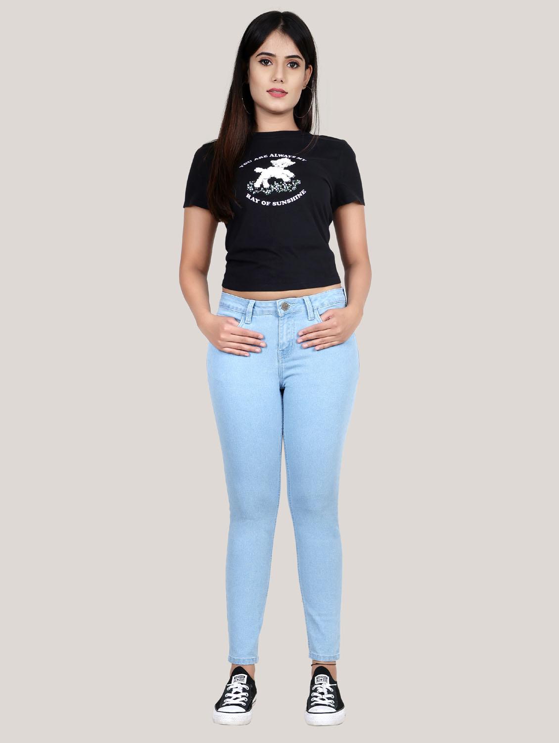 blue skinny denim jeans - 19871797 - Standard Image - 3