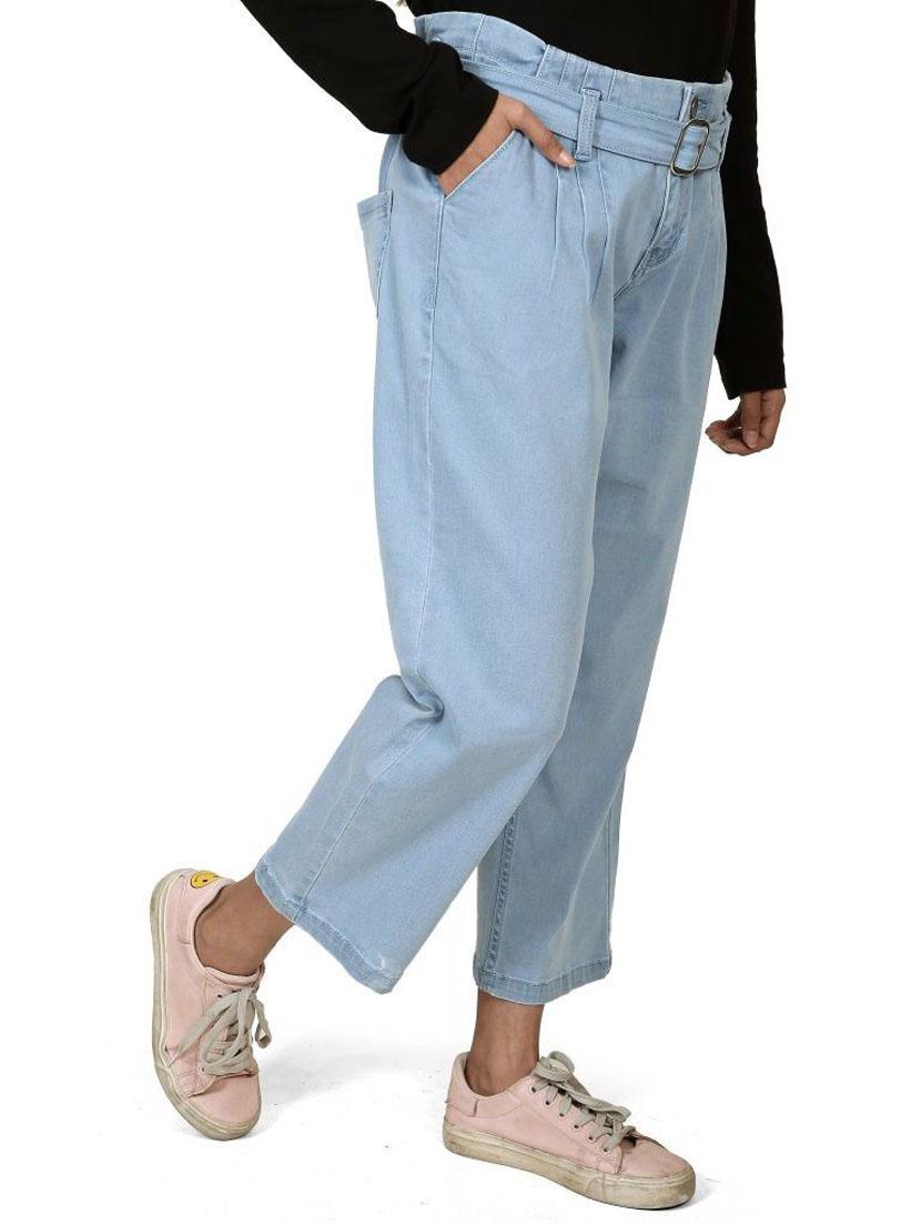 blue wide leg jeans - 19871810 - Zoom Image - 0