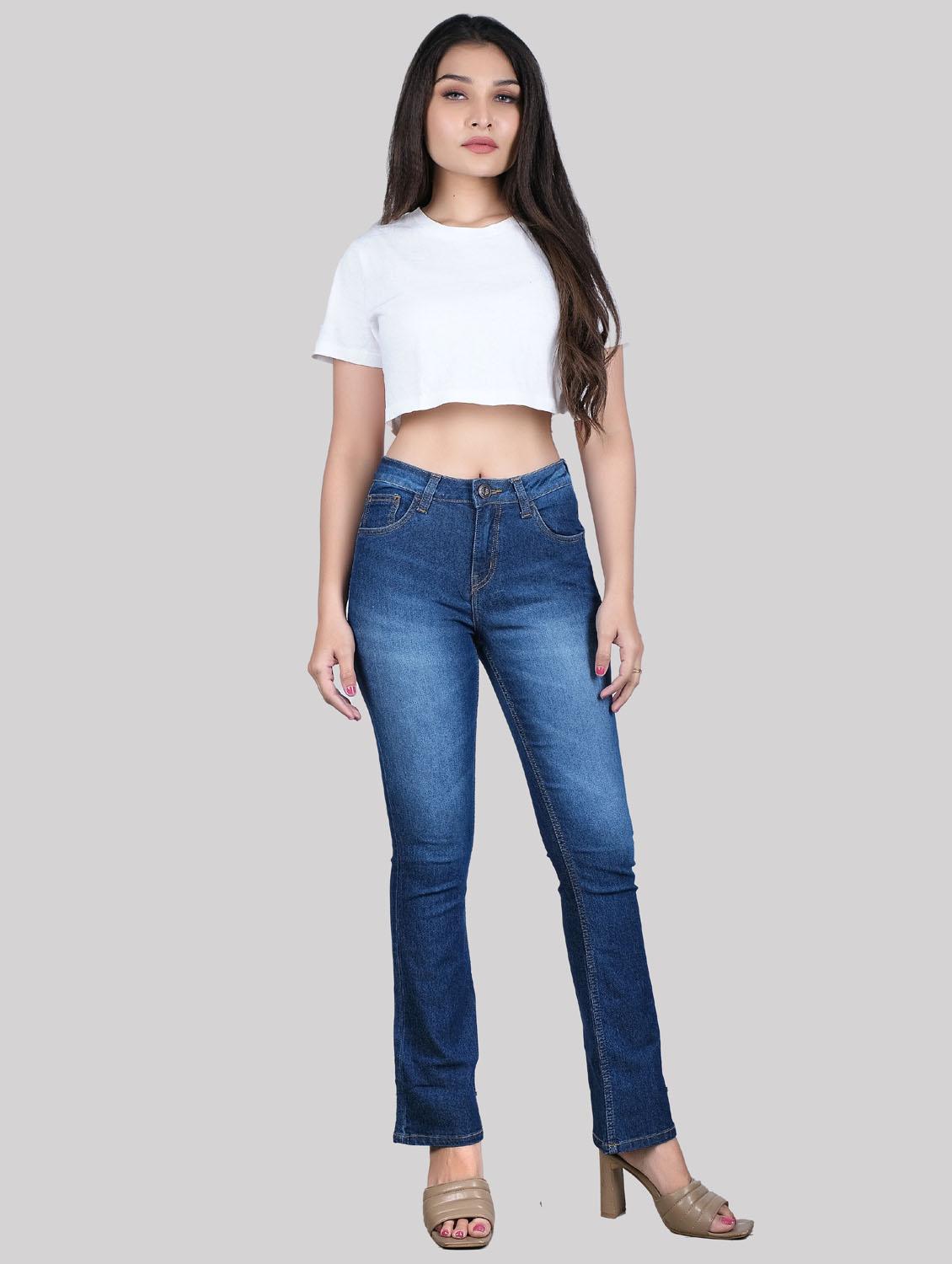 blue bootcut jeans - 19871829 - Standard Image - 3