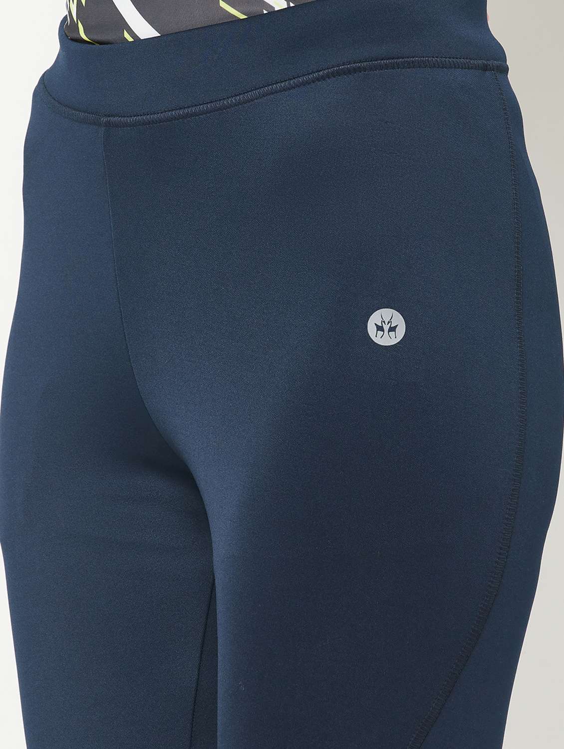 mid rise solid polyester capri - 19872145 -  Standard Image - 5