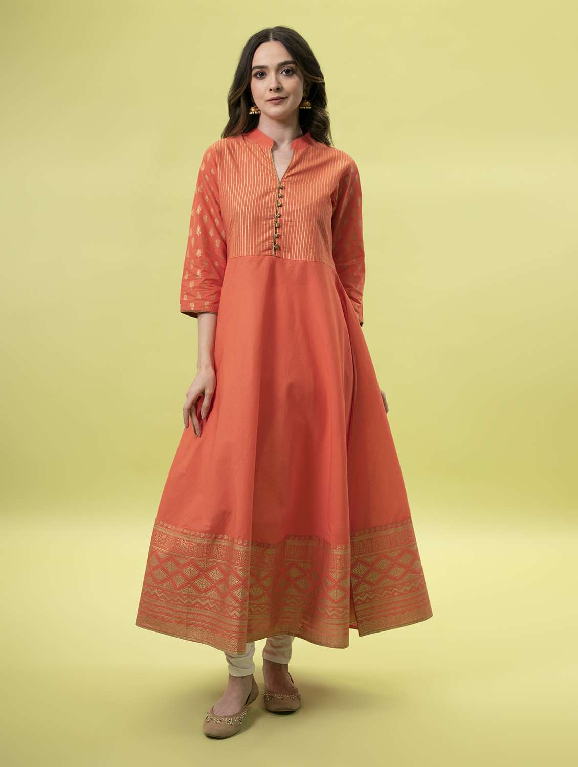 women's flared kurta