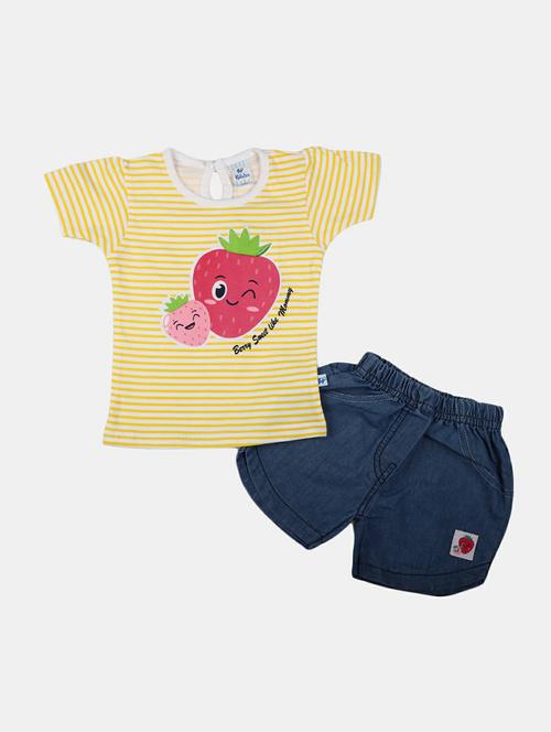 girls printed shorts set - 19873164 - Standard Image - 0