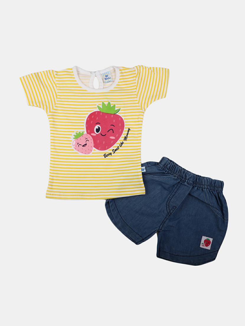 girls printed shorts set - 19873164 - Zoom Image - 0