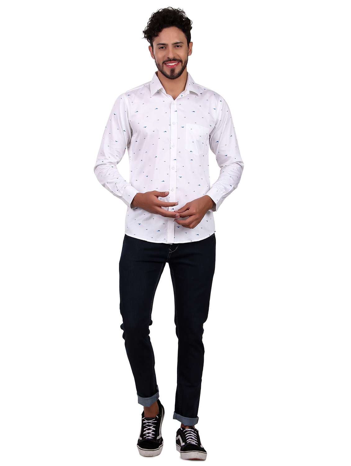 mens printed casual shirt - 19874658 -  Standard Image - 3