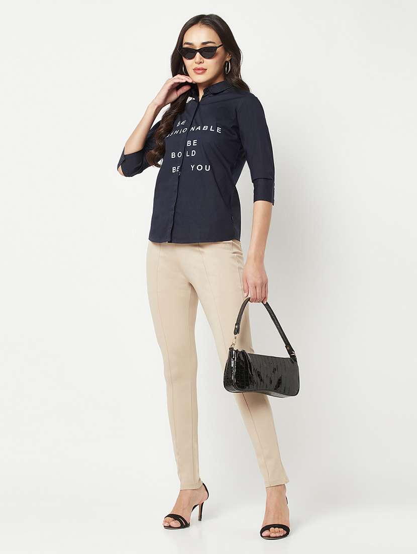 black printed regular shirt - 19874844 -  Standard Image - 3