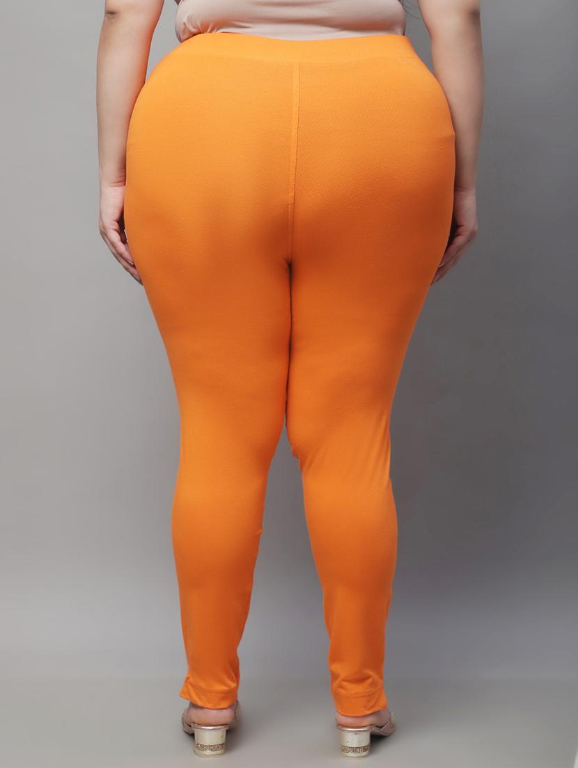 orange cotton leggings - 19874872 - Standard Image - 3