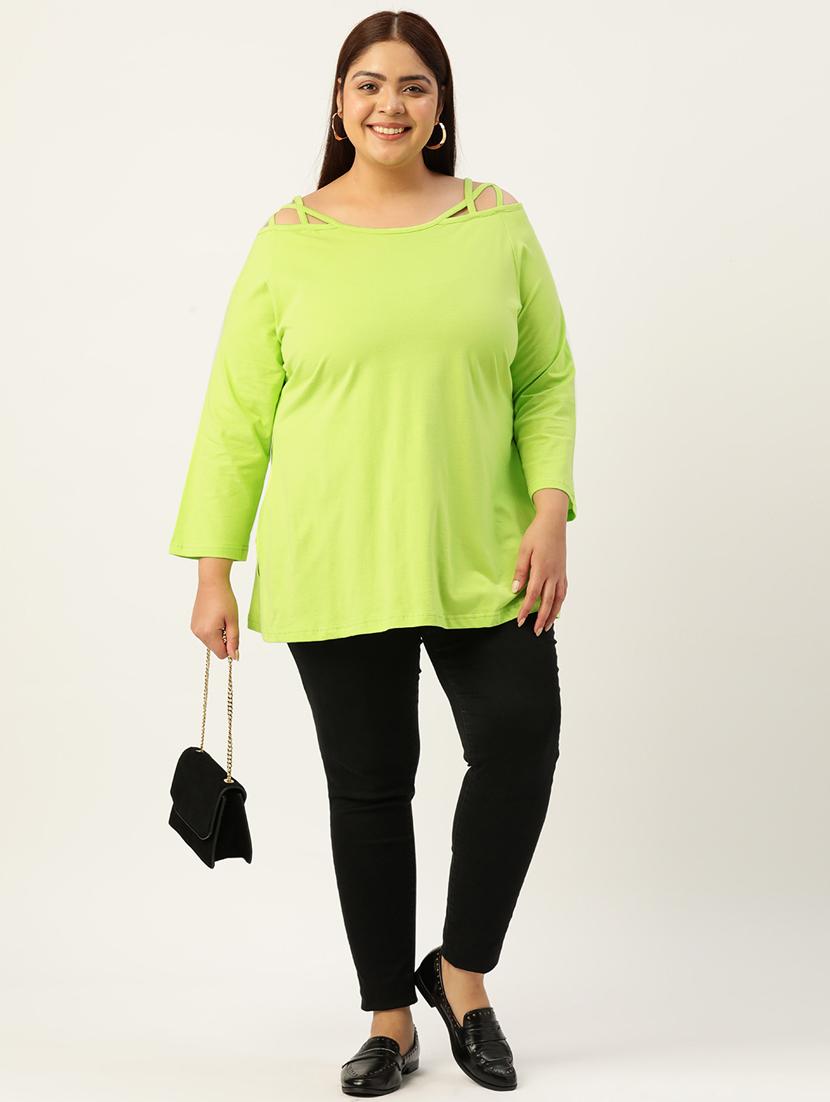 women's a line boat neck top - 19874938 - Standard Image - 3