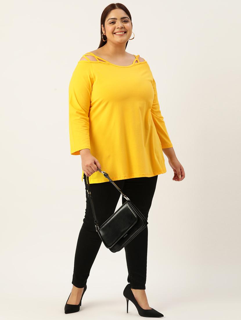 women's straight boat neck top - 19874939 - Standard Image - 3